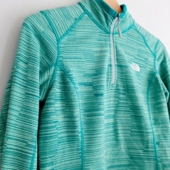 THE NORTH FACE Fleece Quarter Zip Pullover Top Sz S - Picture 4 of 14